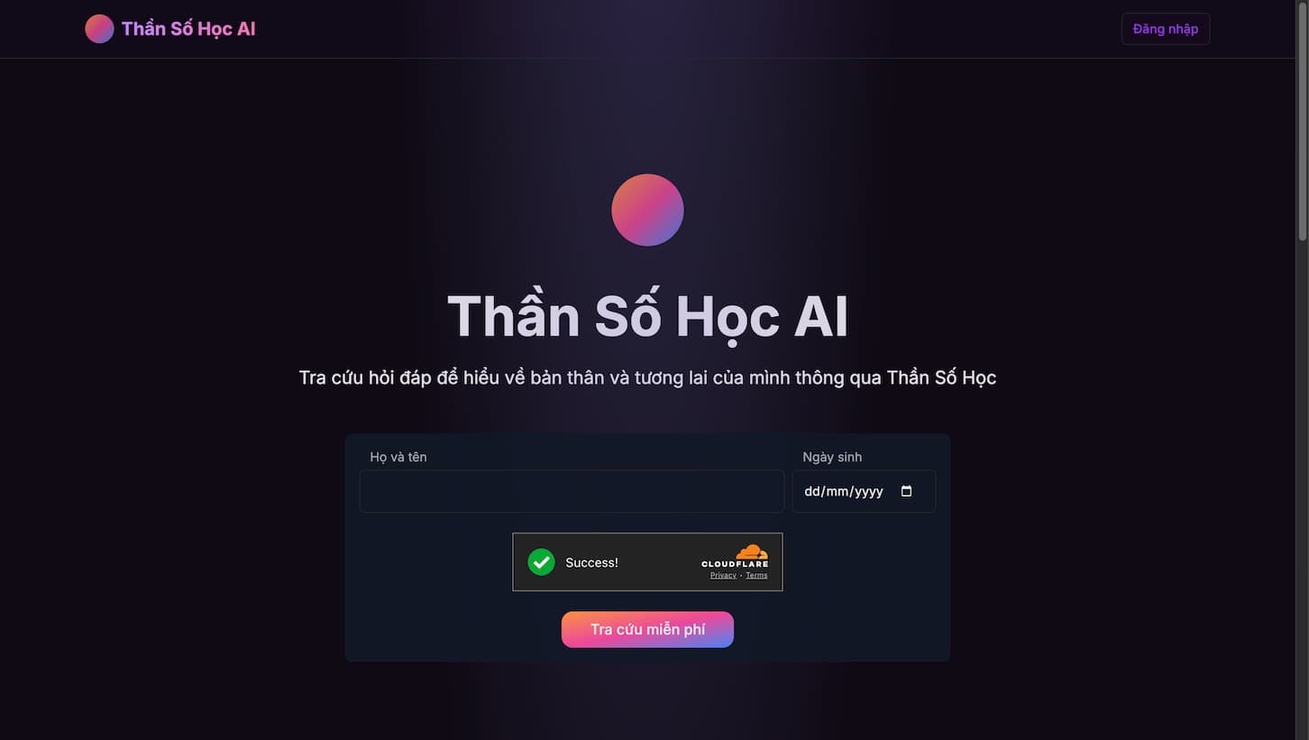 Thần Số Học AI