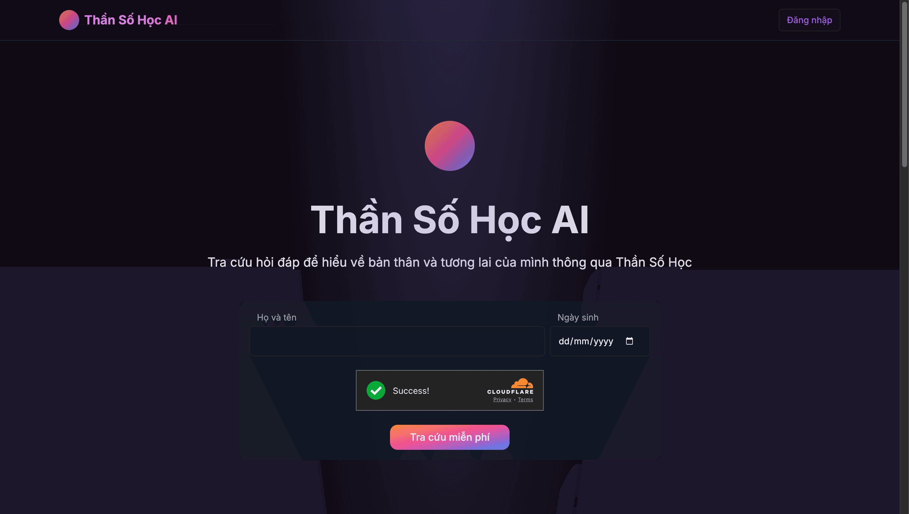Thần Số Học AI